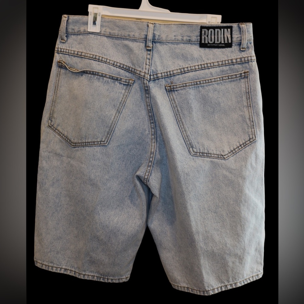 Rodin International Jean shorts USA made 36W